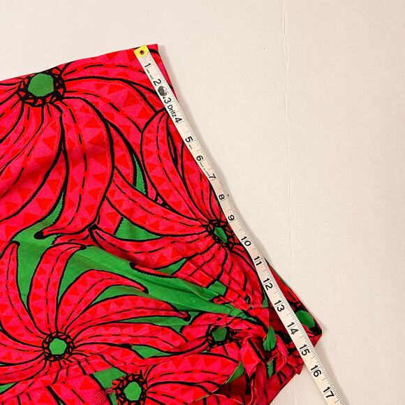 FARM Rio Red and Green Floral Midi Skirt - Picture 14 of 15